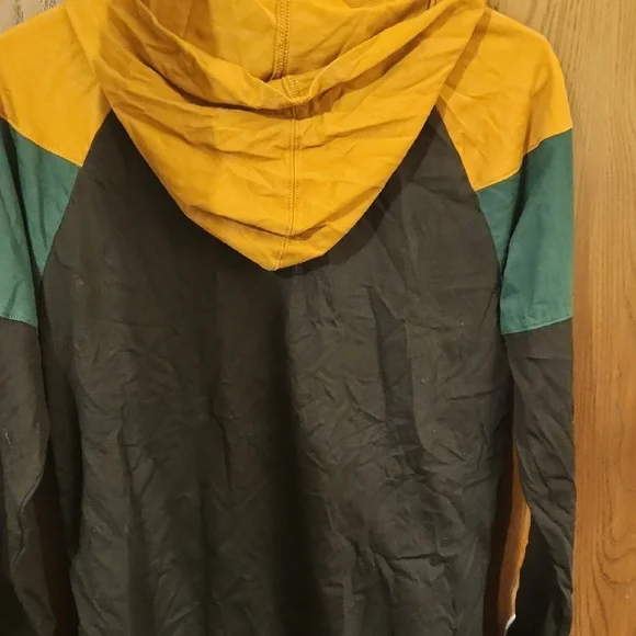 PLACE Men's Tri-Color Hoodie - Black, Green, Gold - Picture 3 of 3